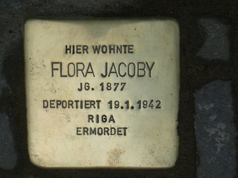 Stolperstein für Flora Jacoby