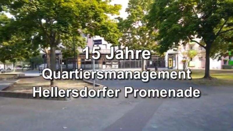 Ausschnitt aus dem Jubiläumsfilm 15 Jahre Quartiersmanagement Hellersdorfer Promenade