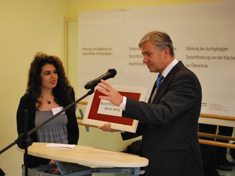 Klaus Wowereit bei seiner Ansprache