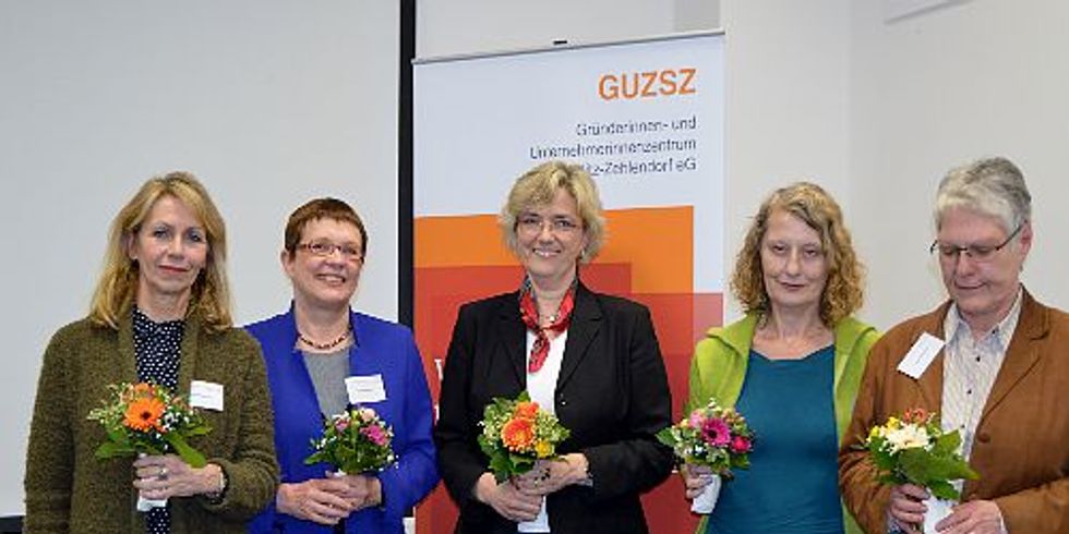 Der neue gewählte Vorstand vom GUZSZ v. li.: Andrea Mayer-Lueen, Erika Wilhelm, Silke Landgraf-Bittner, Felicitas Wlodyga, Susanne Richter