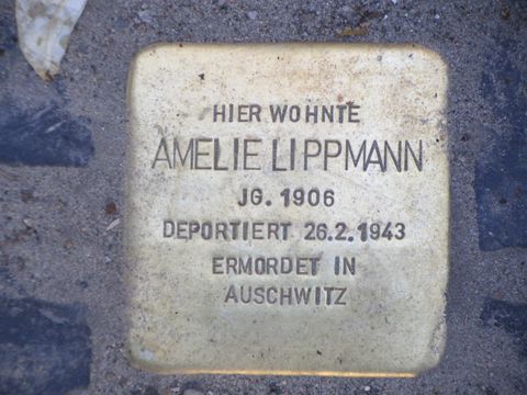 Stolperstein Amelie Lippmann