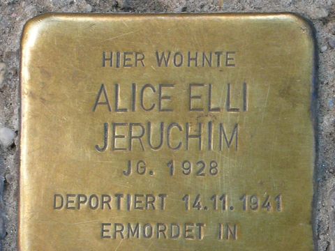 Stolperstein Alice Elli Jeruchim