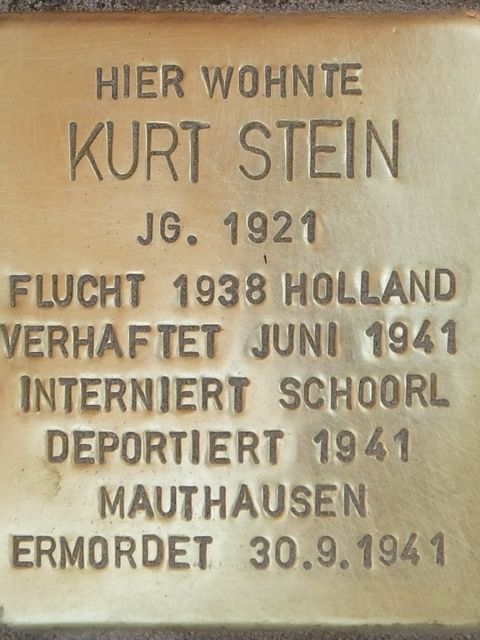 Stolperstein Kurt Stein, 2014