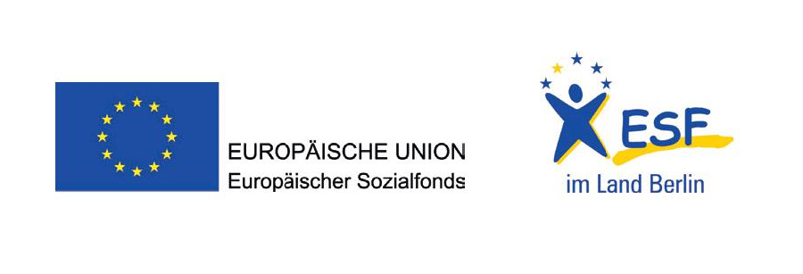 Logo Europäische Union Europäischer Sozialfonds ESF 