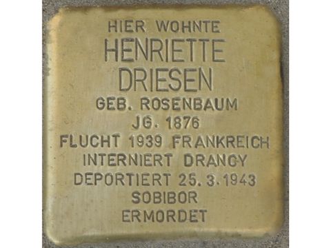 Stolperstein Henriette Driesen