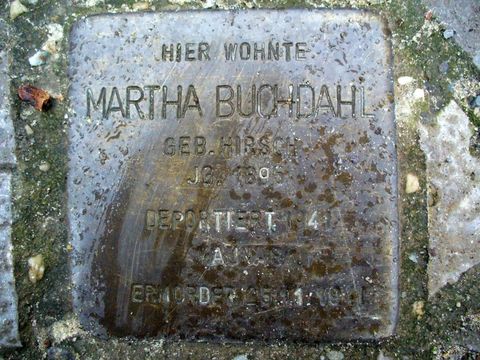 Stolperstein für Martha Buchdahl