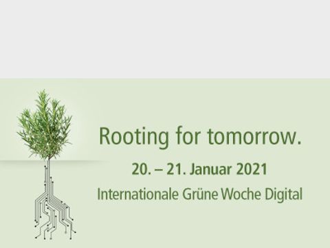 Banner Internationale Grüne Woche 2021 Digital