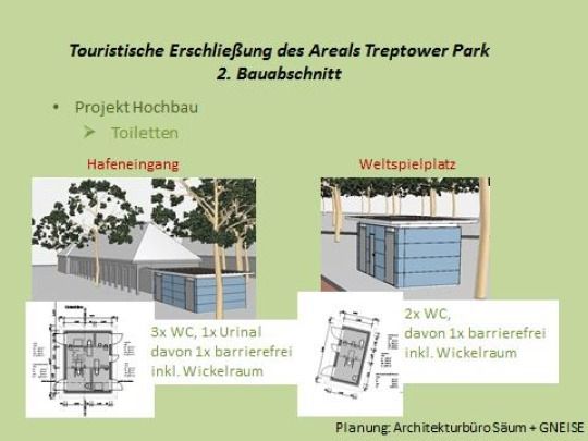 Projekt Hochbau - Toiletten