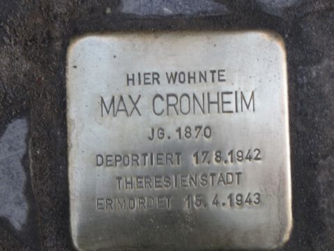 Stolperstein Max Cronheim