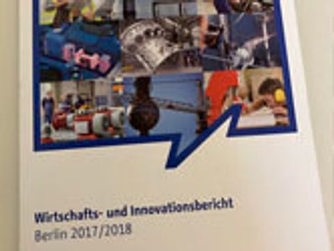 Titelbild des Wirtschafts- und Innovationsberichts für Berlin 2017/2018