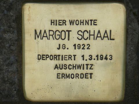 Stolperstein für Margot Schaal