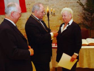 Jürgen Vogt, Konrad Birkholz und Ingrid Richter (von links nach rechts)