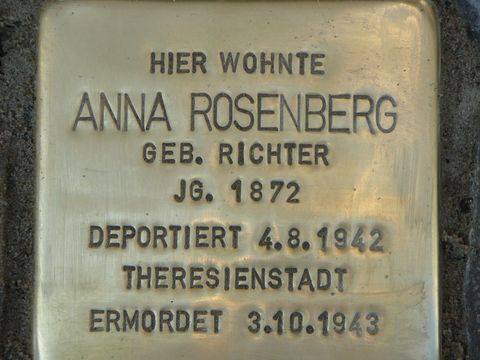 Stolperstein Anna Rosenberg 