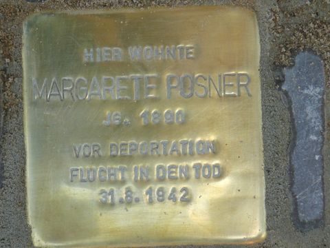 Stolperstein für Margarete Posner