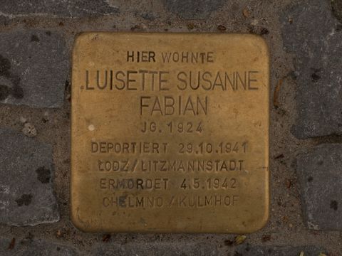Stolperstein Luisette Susanne Fabian