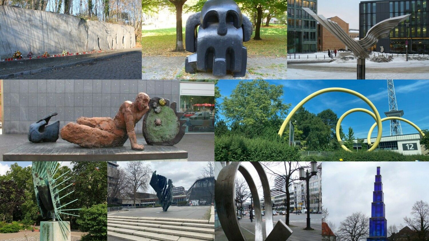 Bildvergrößerung: Collage von Skulpturen2022