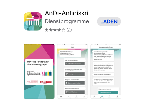 Andi-App Screenshot