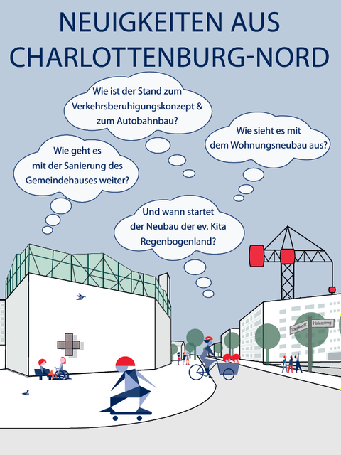 Bildvergrößerung: Infoabend: Nachhaltige Stadterneuerung in Charlottenburg-Nord - Plakat