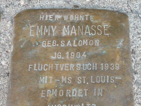 Stolperstein Emmy Manasse