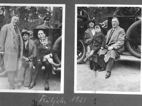 Alexander und Else Rosenau mit Sohn Gerhard und Enkel Karl Alexander.