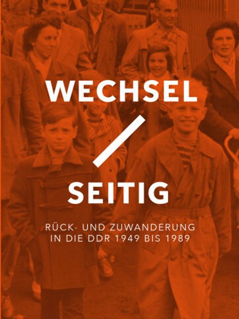 Bildvergrößerung: Wechselseitig – Rück- und Zuwanderung in die DDR 1949 bis 1989; Folder, aussen