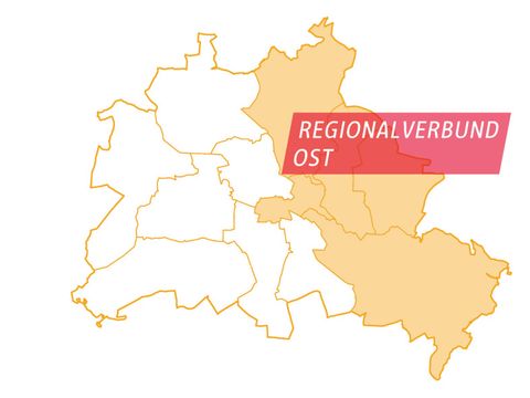 Bildvergrößerung: Umrisskarte Regionalverbund Ost