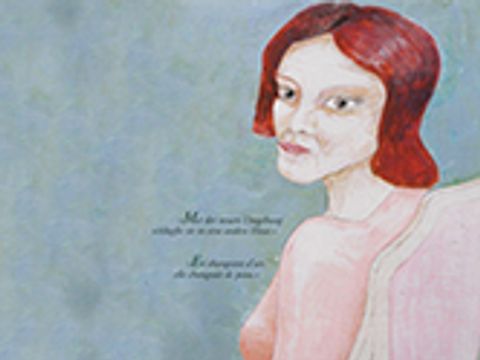 Bildvergrößerung: Bildnis einer Frau mit roten Haaren