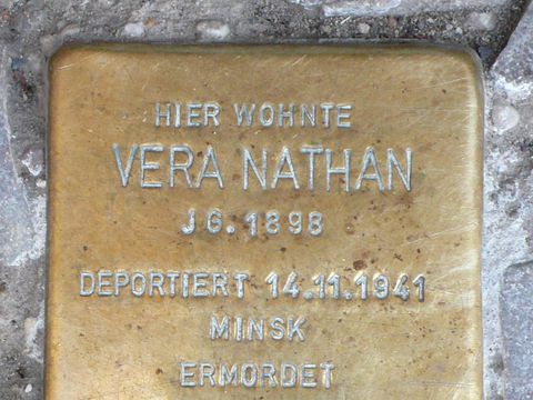 Stolperstein für Vera Nathan