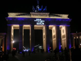 Das Brandenburger Tor während des Festival of Lights