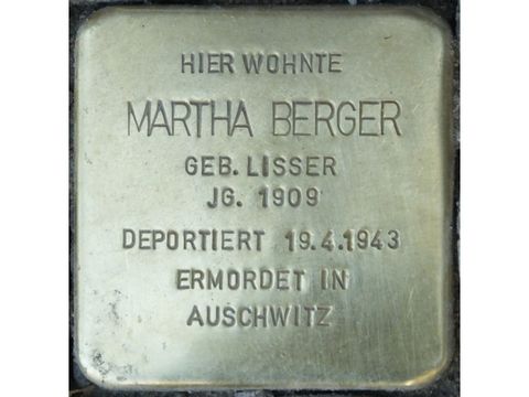 Stolperstein Martha Berger