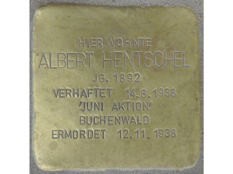 Stolperstein Albert Hentschel