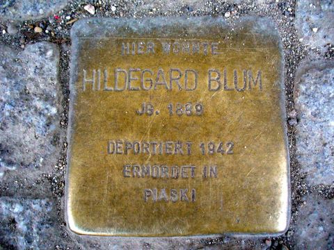 Stolperstein für Hildegard Blum