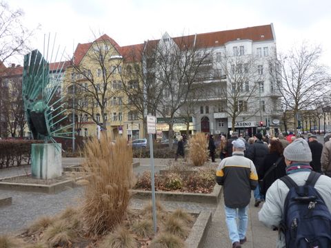Skulptur Phoenix auf dem Bundesplatz, 10.3.2012, Foto: KHMM