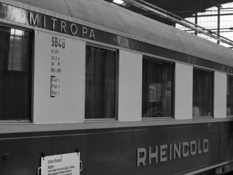 Rheingoldzug am Berliner Ostbahnhof, 22.09.1981