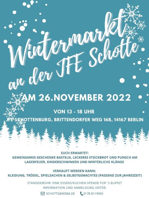 Bildvergrößerung: Wintermarkt der JFE Schotte am 26.11.2022