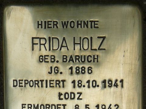 Stolperstein für Frida Holz