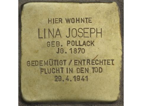 Stolperstein Lina Joseph