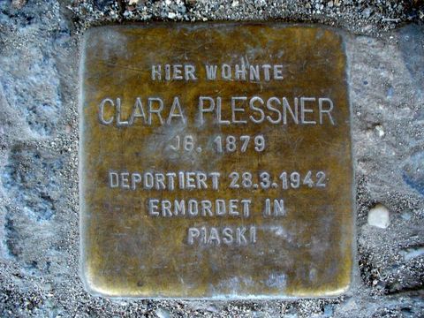 Stolperstein für Clara Plessner