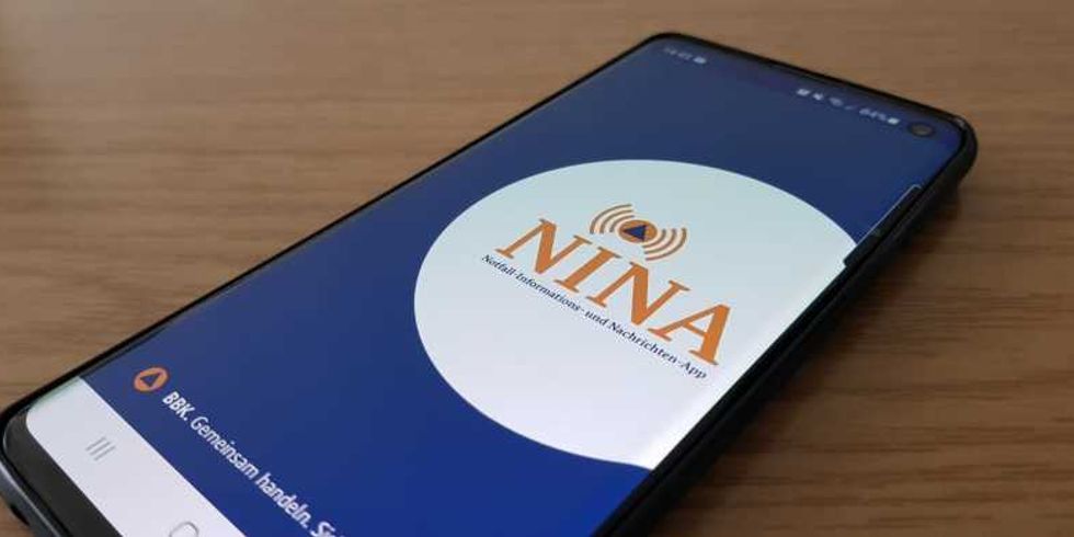 NINA Notfall-Informations- und Nachrichten-App Foto