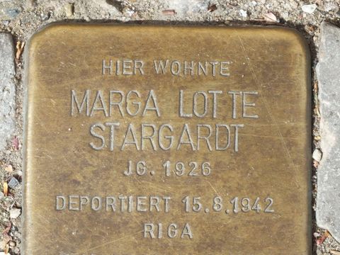 Stolperstein Marga Lotte Stardardt