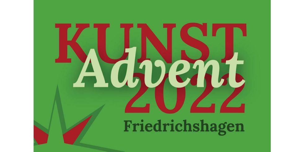 Plakat Kunstadvent 2022 Friedrichshagen 