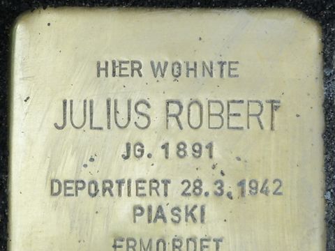 Stolperstein Julius Robert