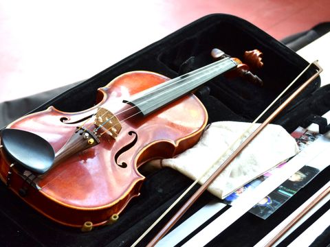 Violine im Geigenkasten