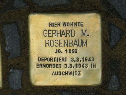 Stolperstein für Gerhard Meyer Rosenbaum