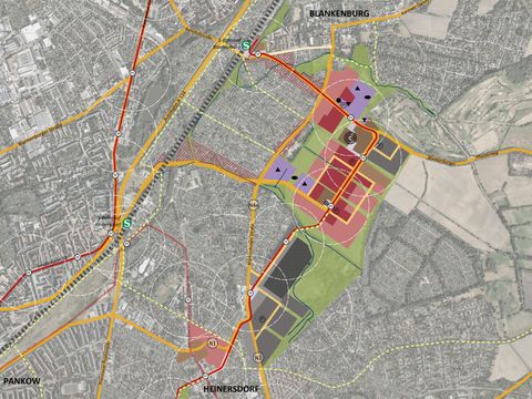 Struktur- und Nutzungskonzept für das neue Stadtquartier im Blankenburger Süden, Entwurf Stand April 2021