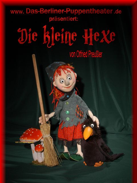 Berliner Puppentheater "Die kleine Hexe" Plakat