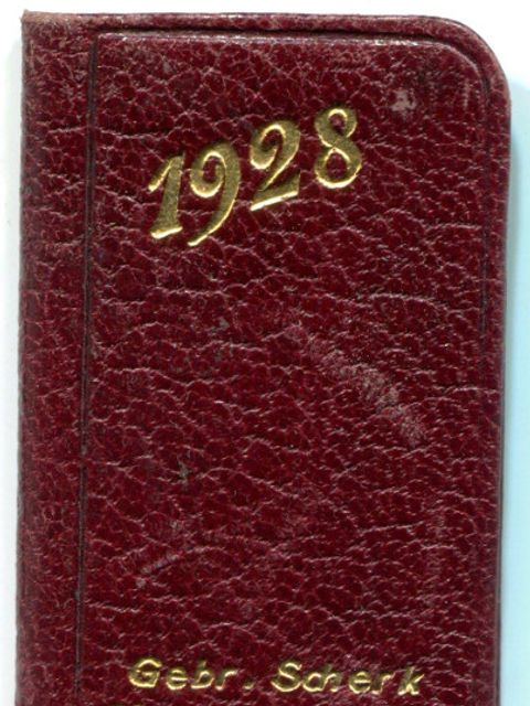Bildvergrößerung: Taschenkalender 1928