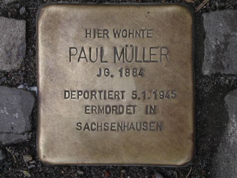 Stolperstein Paul Müller