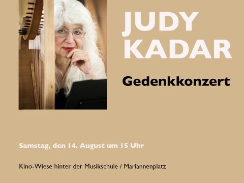 Konzertplakat für Harfenkonzert