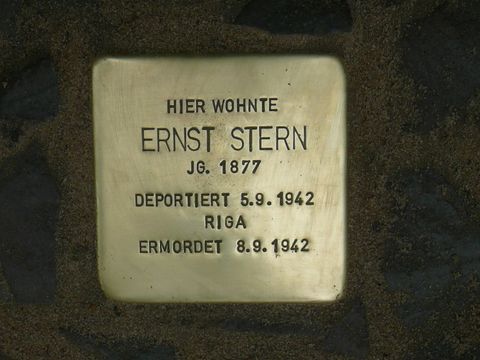 Stolperstein für Ernst Stern
